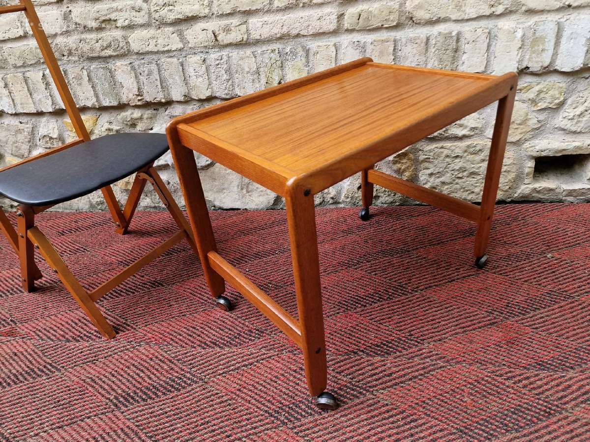 Vintažinis mid century kavos staliukas/servantas - nuotraukos Nr. 17