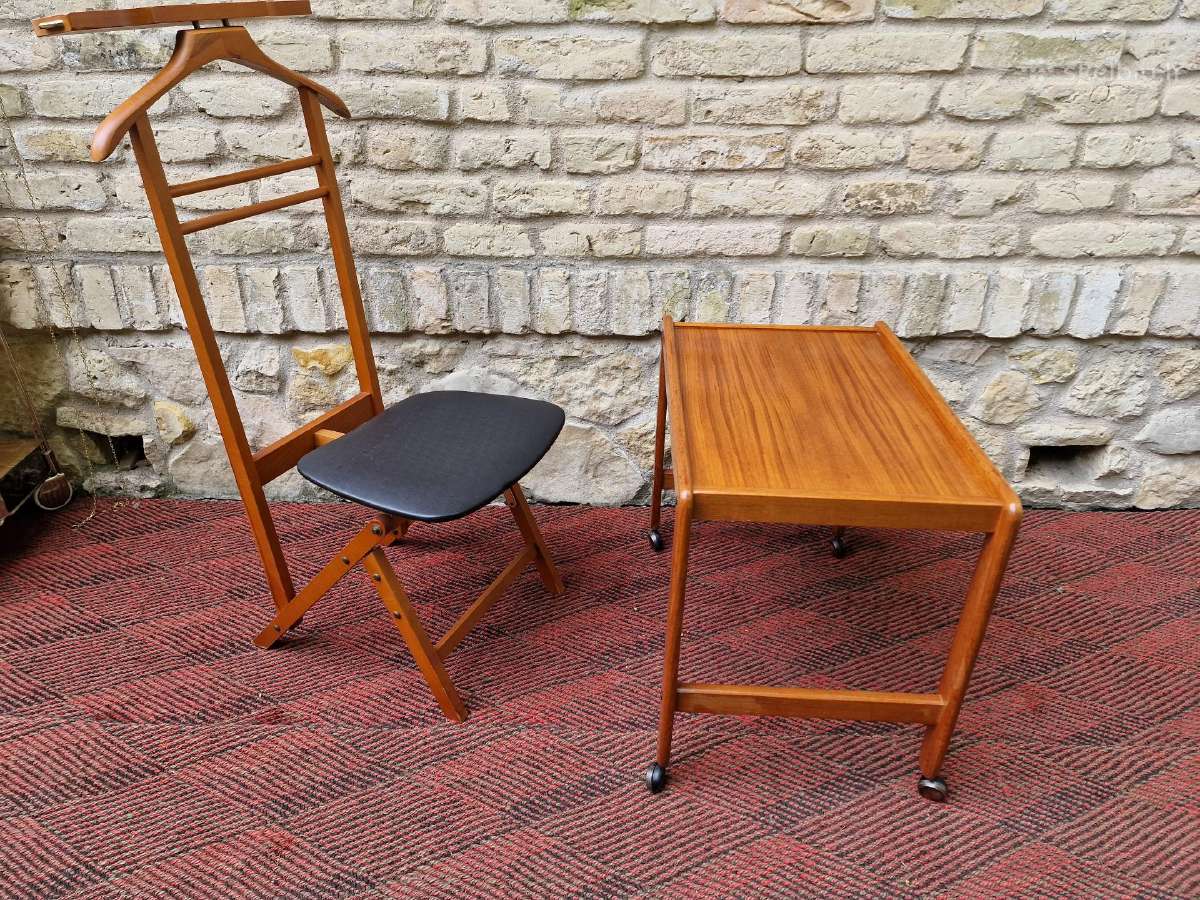 Vintažinis mid century kavos staliukas/servantas - nuotraukos Nr. 18