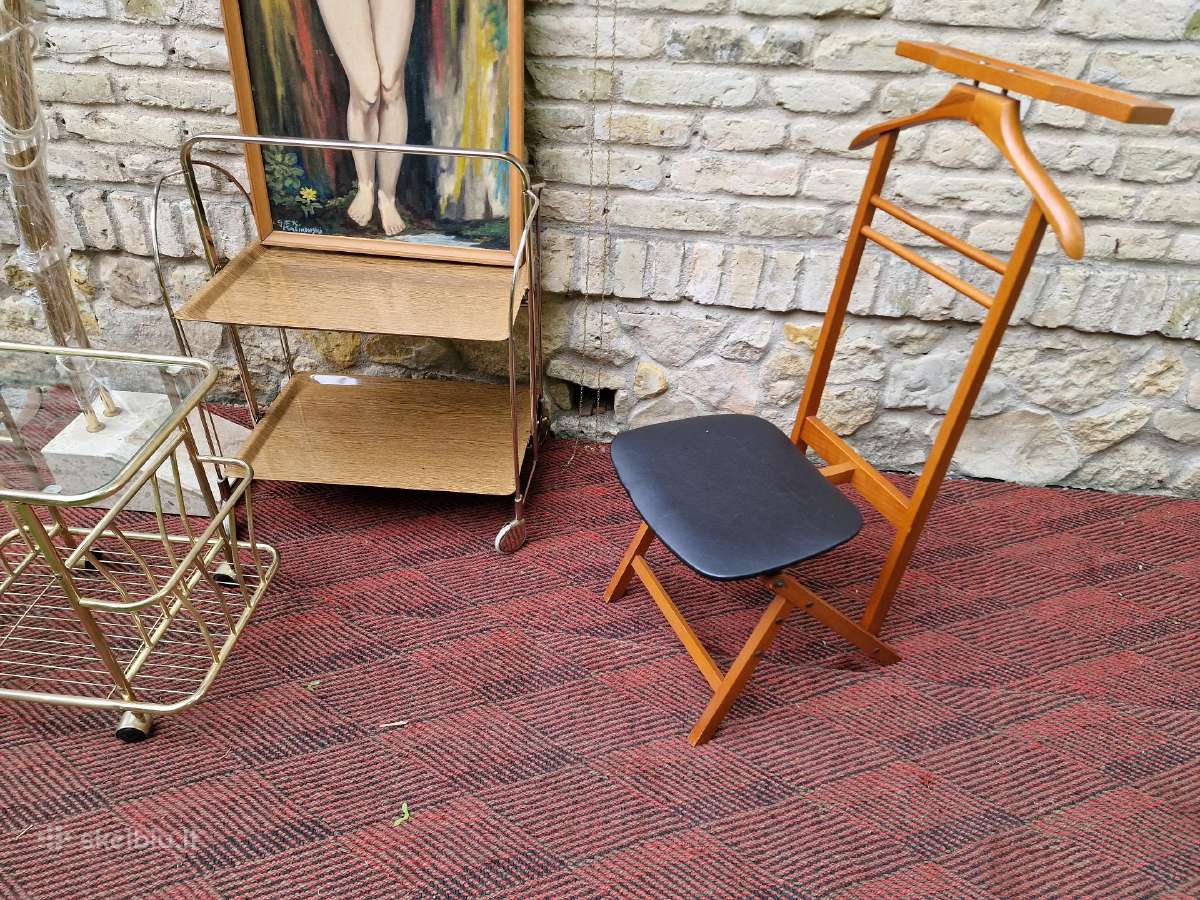 Vintažinė mid century džentelmeno kėdė - nuotraukos Nr. 16