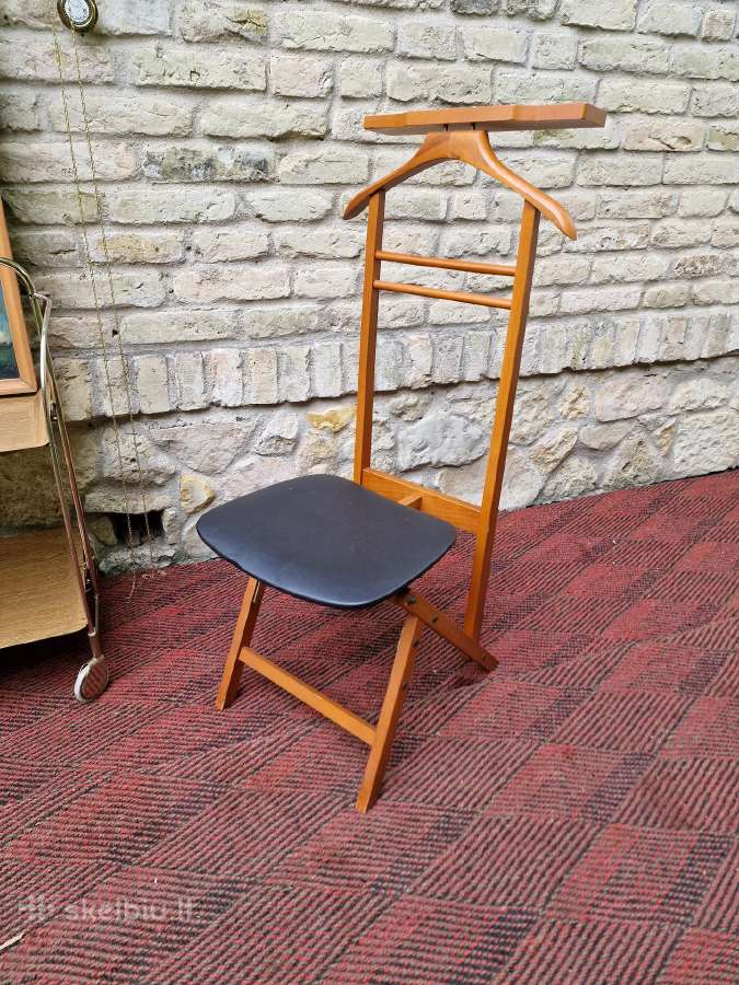 Vintažinė mid century džentelmeno kėdė - nuotraukos Nr. 17