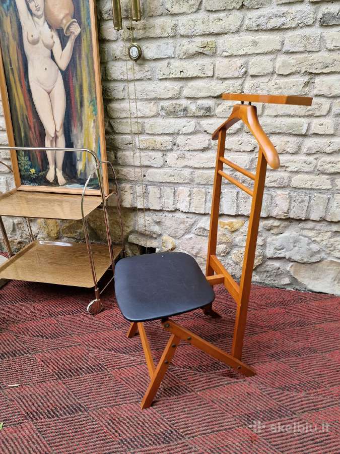 Vintažinė mid century džentelmeno kėdė - nuotraukos Nr. 18