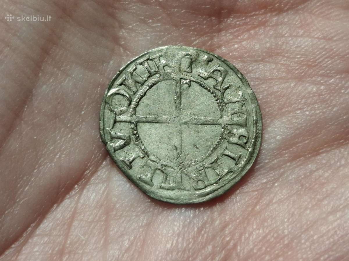 Livonijos Ordinas Šilingas 1539 sidabras - nuotraukos Nr. 2
