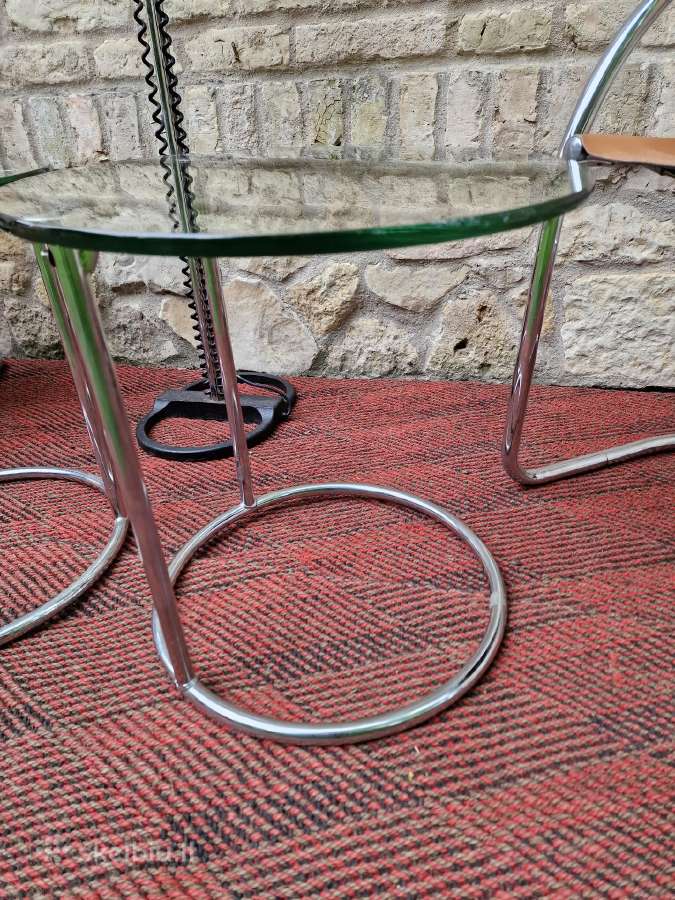Vintažinis mid century Bauhaus st.staliukas - nuotraukos Nr. 7
