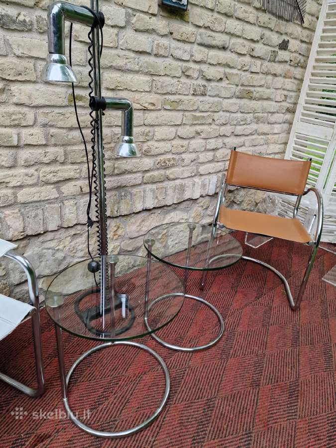Vintažinis mid century Bauhaus st.staliukas - nuotraukos Nr. 12