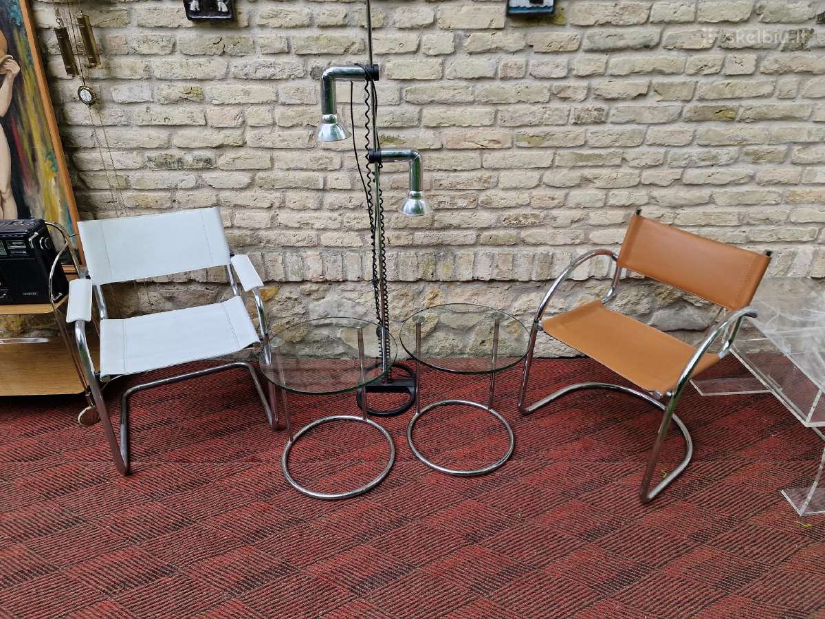 Vintažinis mid century Bauhaus st.staliukas - nuotraukos Nr. 21
