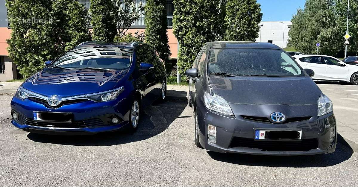 Bolt Uber Vilnius, Toyota Prius, Auris Nuoma - nuotraukos Nr. 9