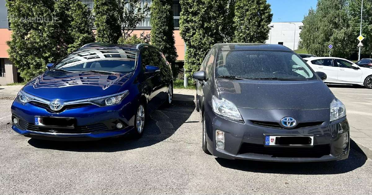 Bolt Vilnius, Toyota Prius, Auris Nuoma - nuotraukos Nr. 8