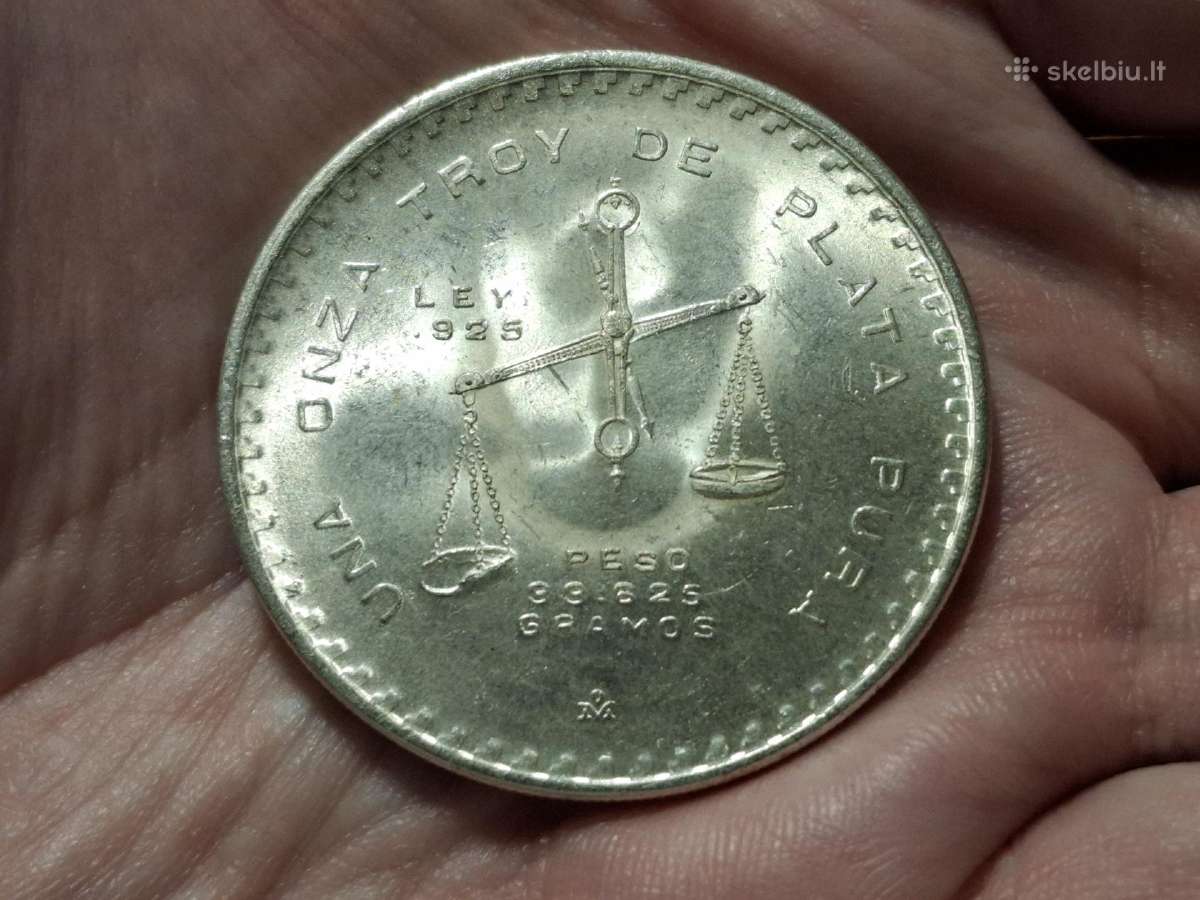 Meksika 1 onza 1979 sidabras