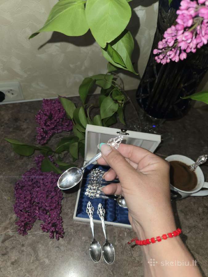 Prabangus kavos šaukšteli rinkinys - nuotraukos Nr. 5