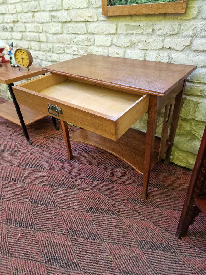 Vintažinis Art Nouveau konsolinis staliukas - nuotraukos Nr. 10