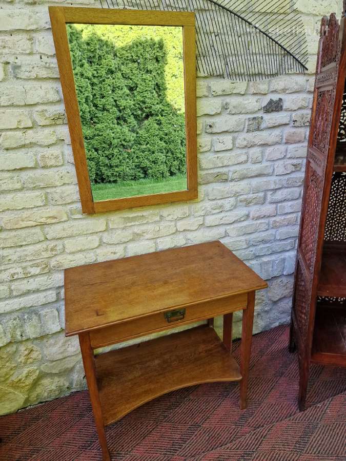 Vintažinis Art Nouveau konsolinis staliukas - nuotraukos Nr. 13
