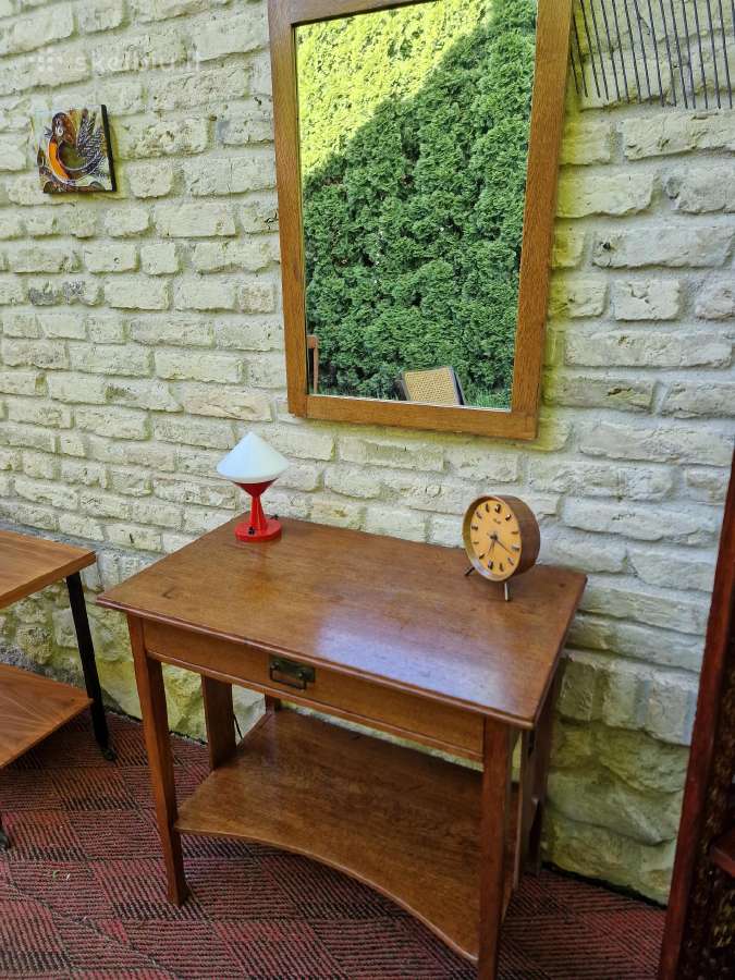 Vintažinis Art Nouveau konsolinis staliukas - nuotraukos Nr. 18