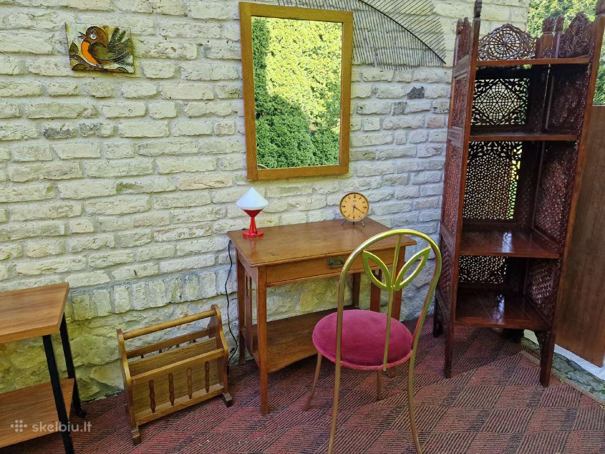 Vintažinis Art Nouveau konsolinis staliukas - nuotraukos Nr. 19