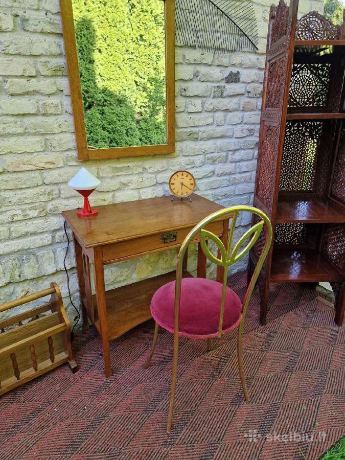 Vintažinis Art Nouveau konsolinis staliukas - nuotraukos Nr. 23