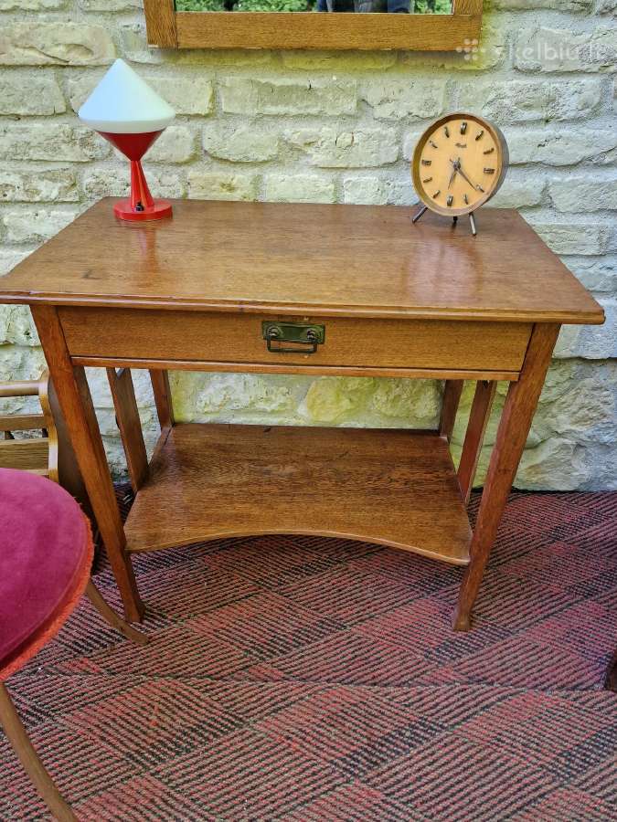 Vintažinis Art Nouveau konsolinis staliukas - nuotraukos Nr. 25