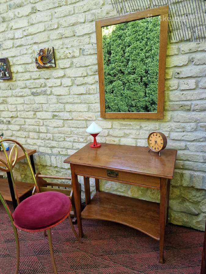 Vintažinis Art Nouveau konsolinis staliukas - nuotraukos Nr. 26