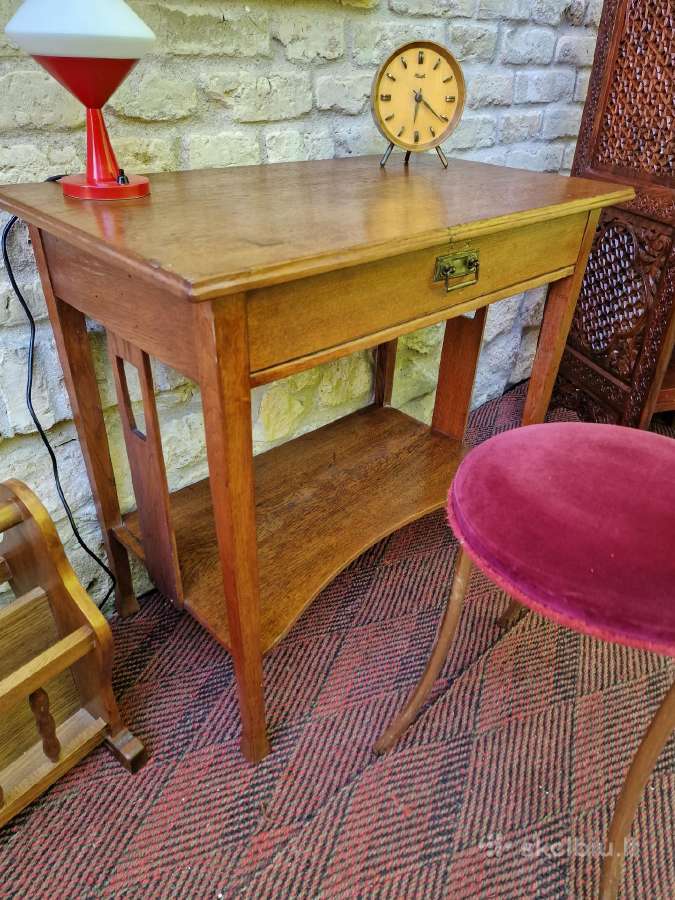 Vintažinis Art Nouveau konsolinis staliukas - nuotraukos Nr. 27