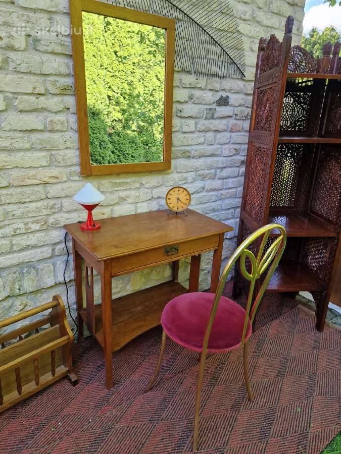 Vintažinis Art Nouveau konsolinis staliukas - nuotraukos Nr. 28