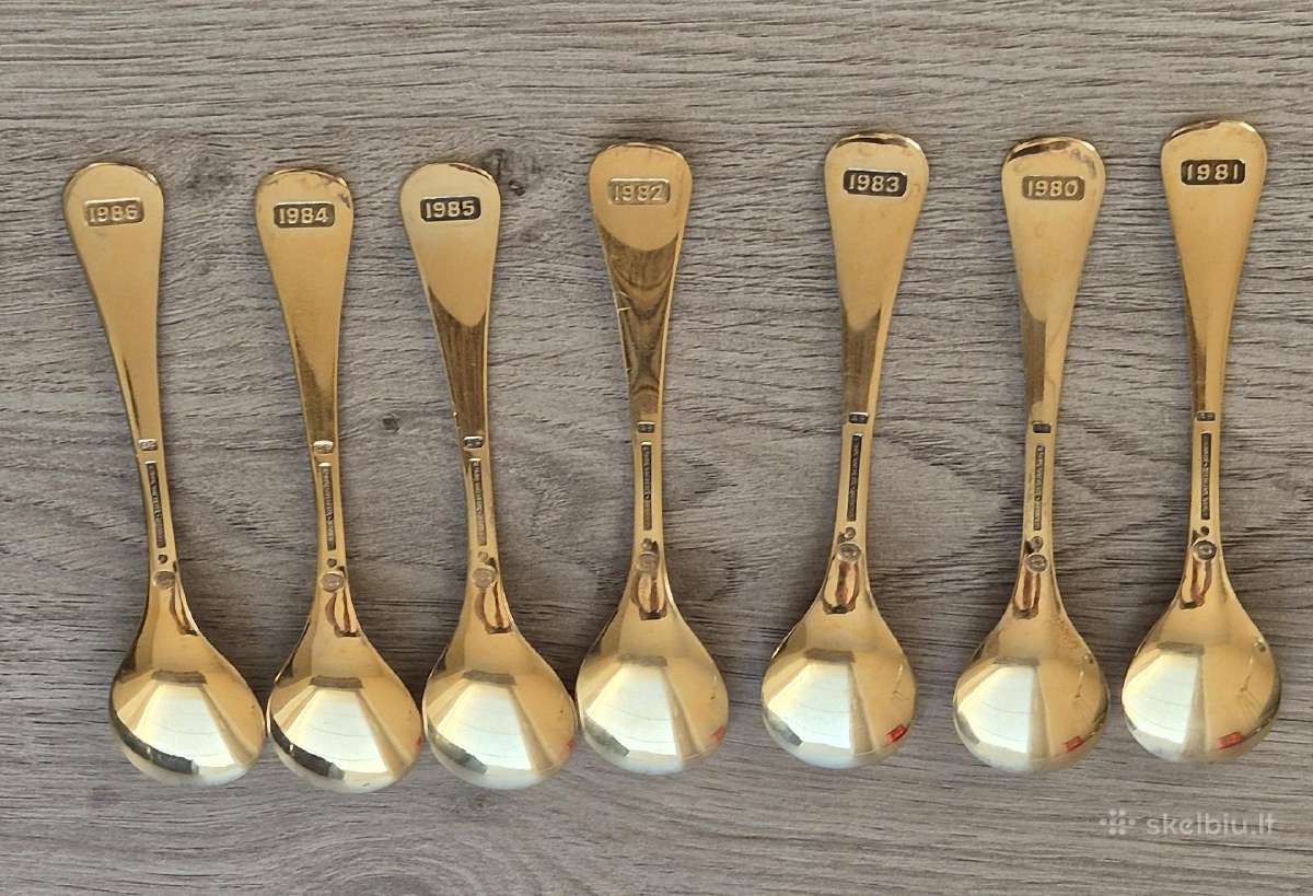 Georg Jensen sidabriniai šaukšteliai. Kaina 300. - nuotraukos Nr. 3