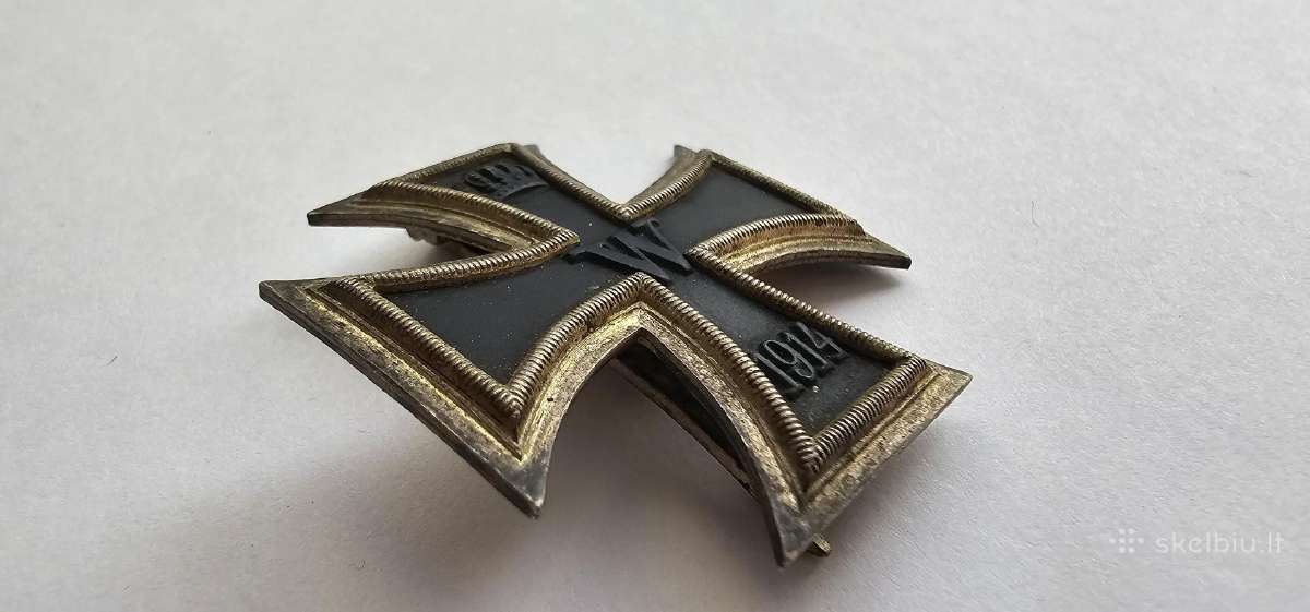 Ww1 kryzius 1 klase , sidabrinis - nuotraukos Nr. 4