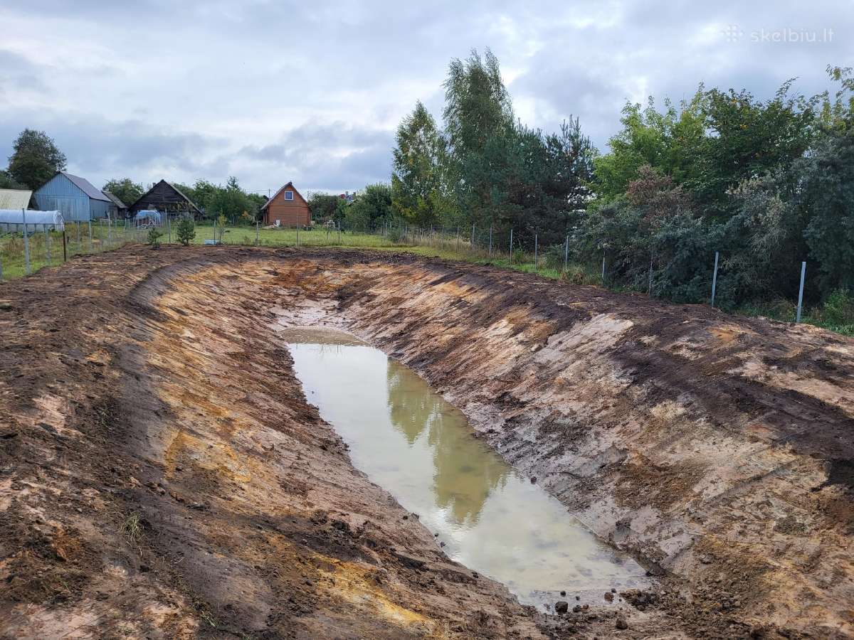 Tvenkinių kasimas ir kiti darbai - nuotraukos Nr. 13