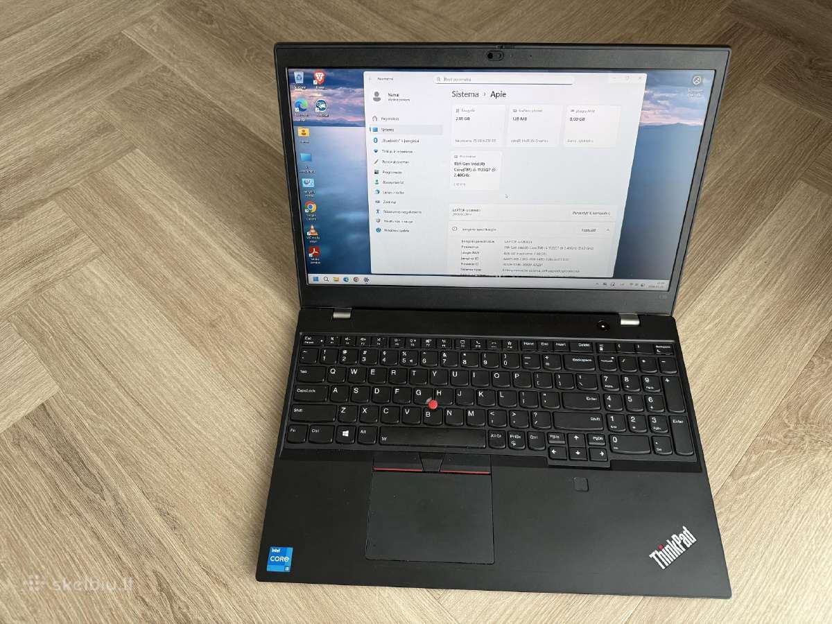 Lenovo L15 intel i5 11gen 8gb RAM 256gb SSD