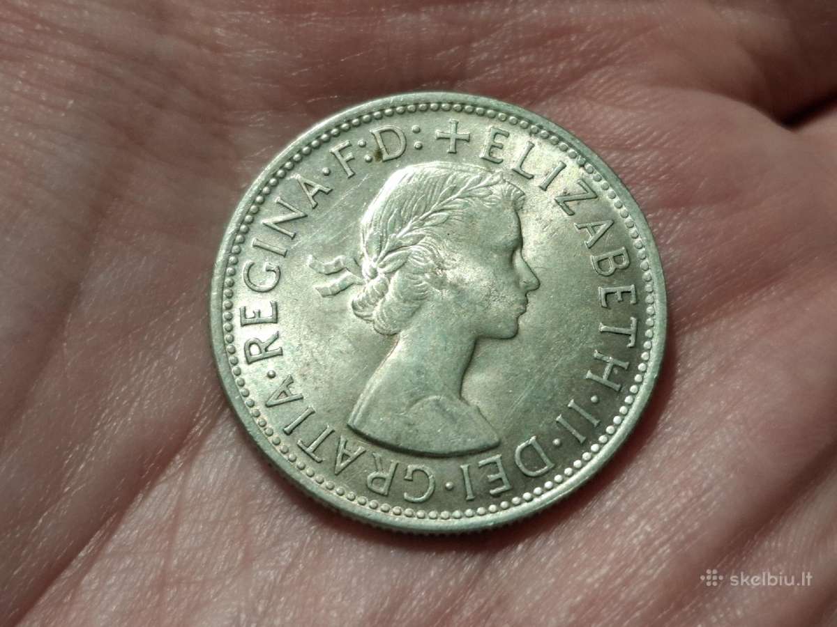 Australija Florinas 1954 sidabras proginė - nuotraukos Nr. 2