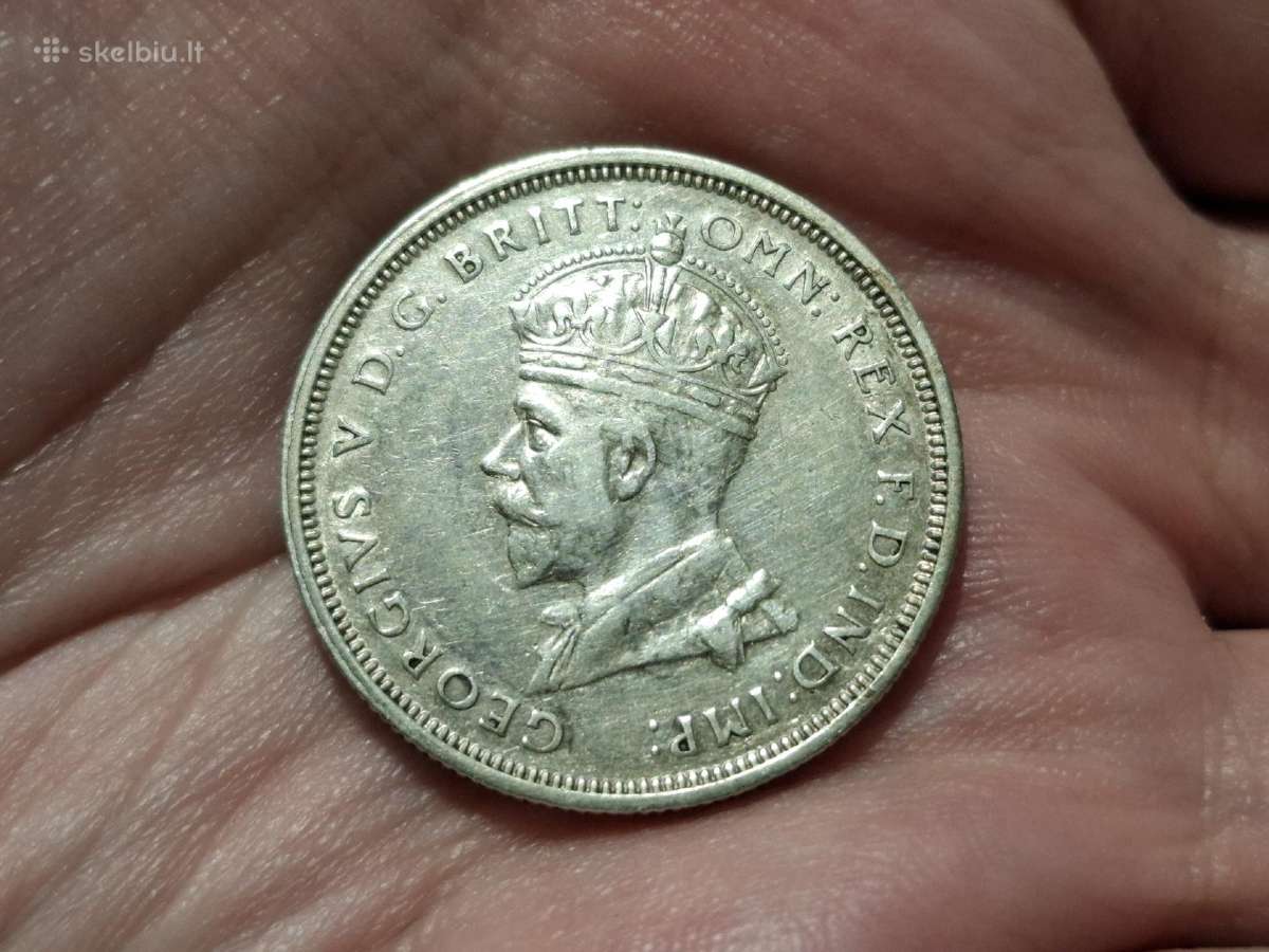 Australija Florinas 1927 sidabras proginė - nuotraukos Nr. 2