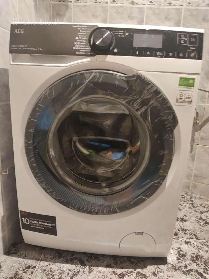 Premium klasės nauja skalbyklė Aeg Lfr839660e