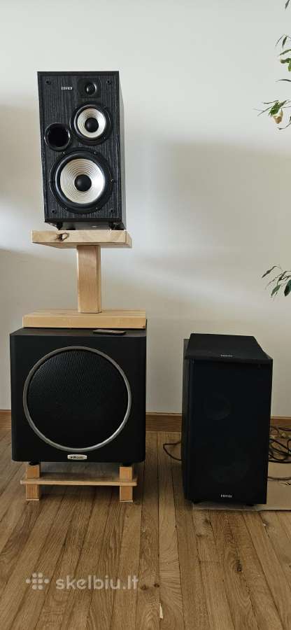Edifier R2730db + Polkaudio Psw110