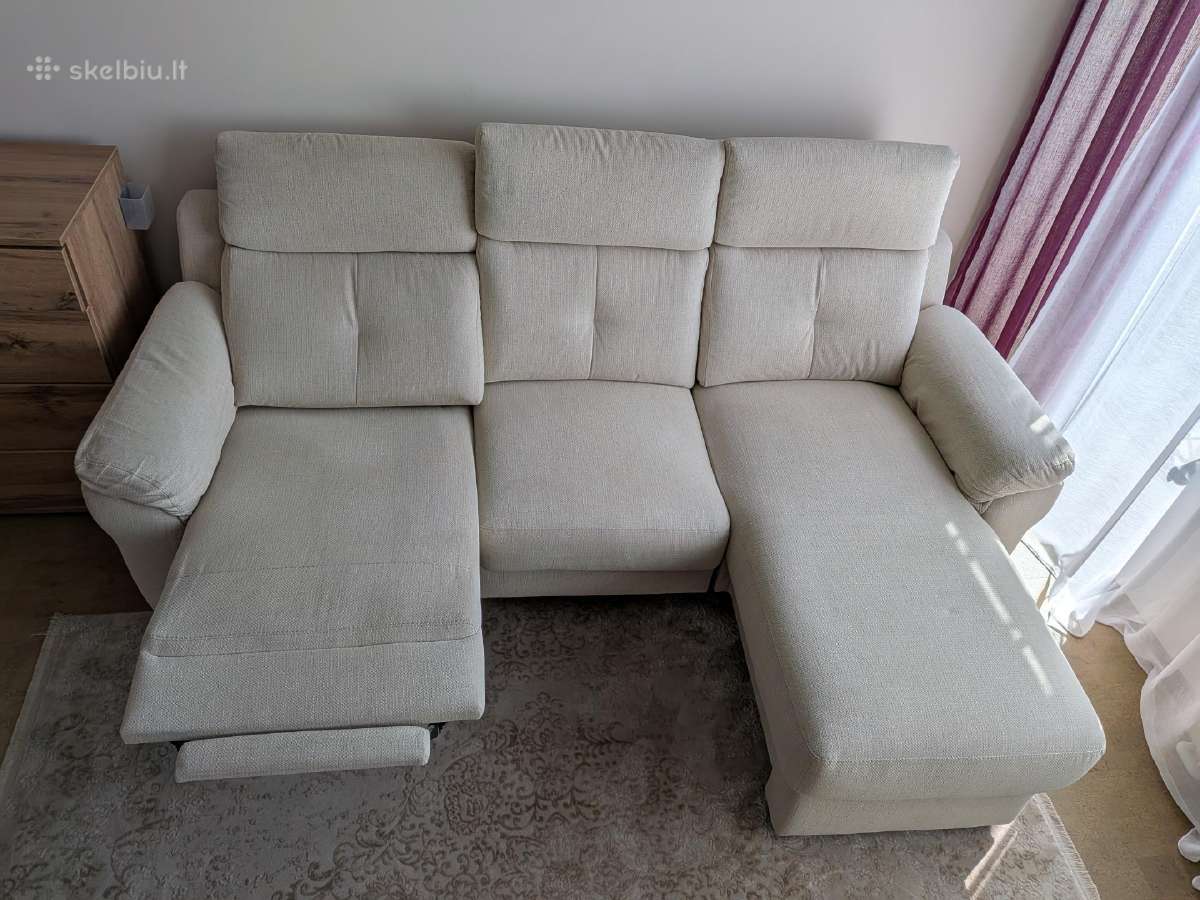 Belgiška sofa su el. reglaineriu