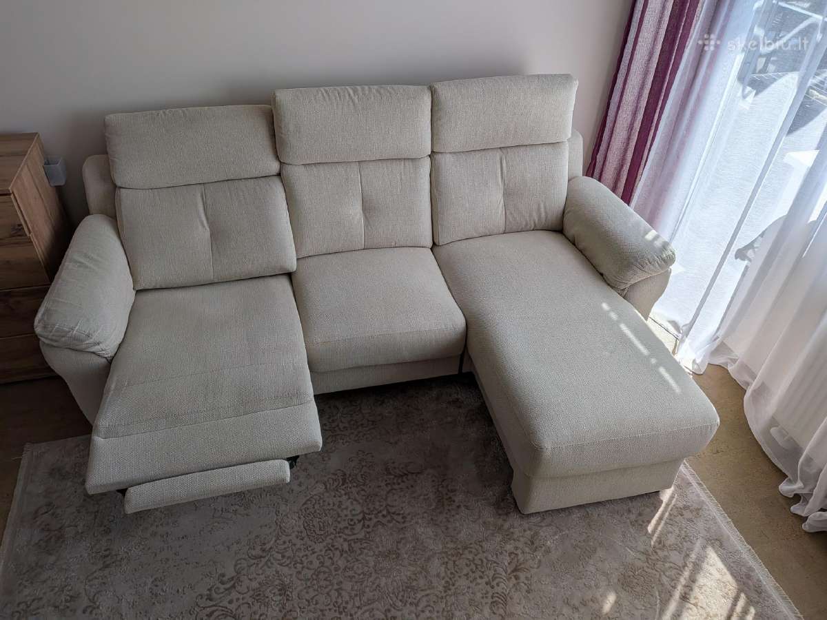 (Rezervuota) belgiška sofa su el. reglaineriu - nuotraukos Nr. 2