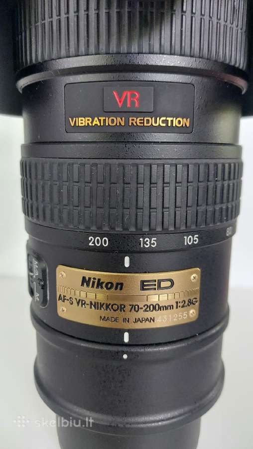 Nikkor objektyvas 70-200 Vr