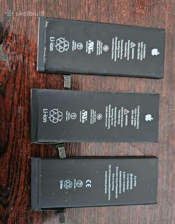 iPhone plokštės ir baterijos