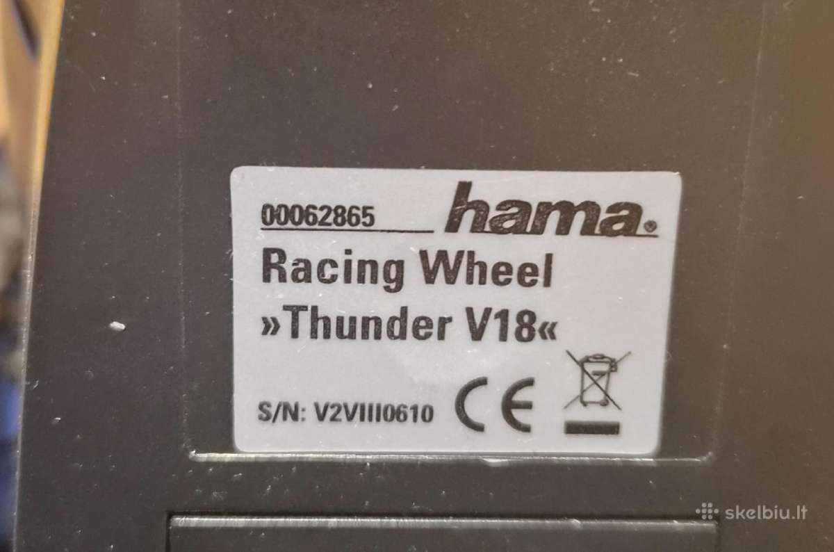 Hama Thunder V18 racing wheel - nuotraukos Nr. 4