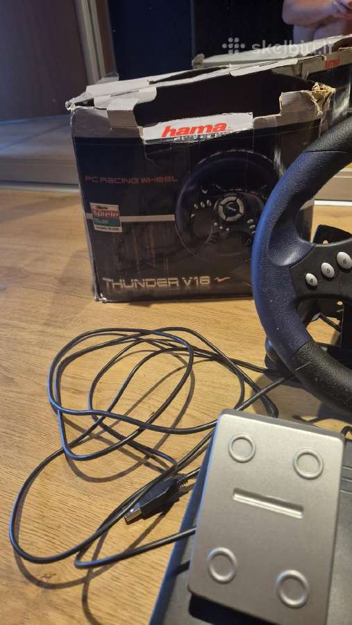 Hama Thunder V18 racing wheel - nuotraukos Nr. 3