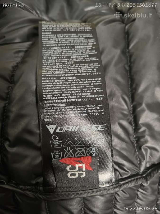 Motociklininko moto kostiumas Dainese Antarctica - nuotraukos Nr. 22