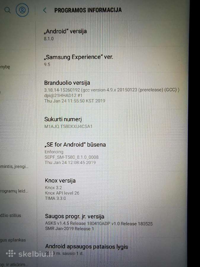 Samsung Galaxy Tab A6 (sm-t580) 32gb - nuotraukos Nr. 3