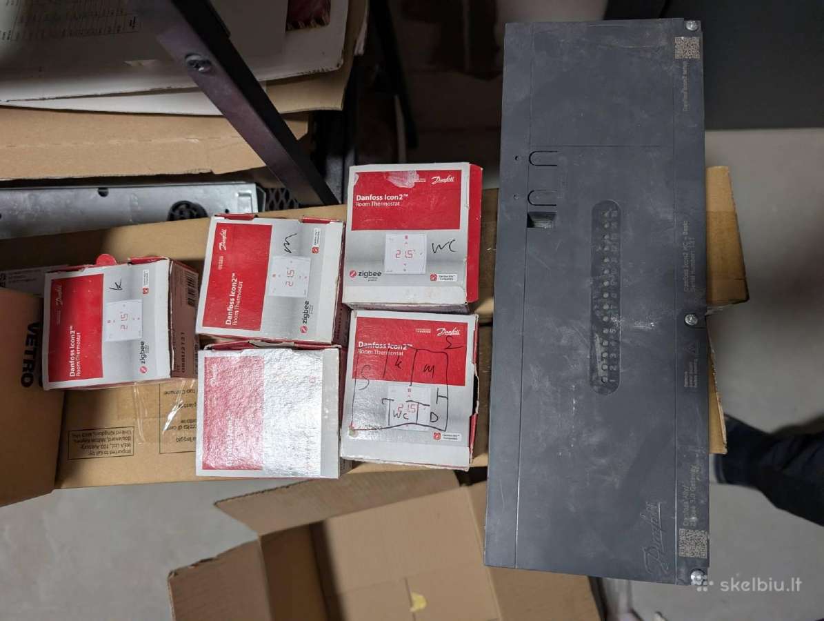 Danfoss Icon2 termostatai ir valdiklis