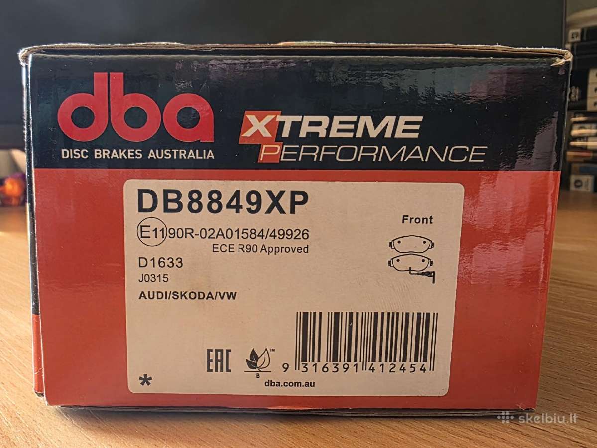 Dba Extreme Db8849xp Vag pr. stabdžių trinkelės - nuotraukos Nr. 7