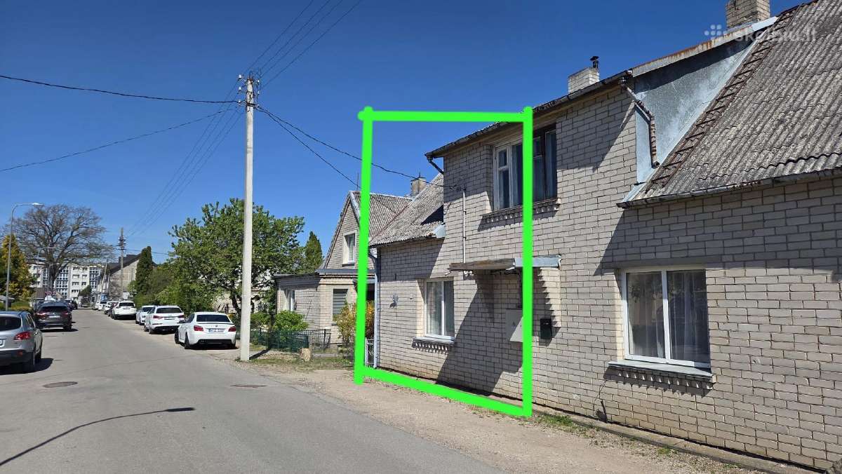 Namo dalis netoli miesto centro