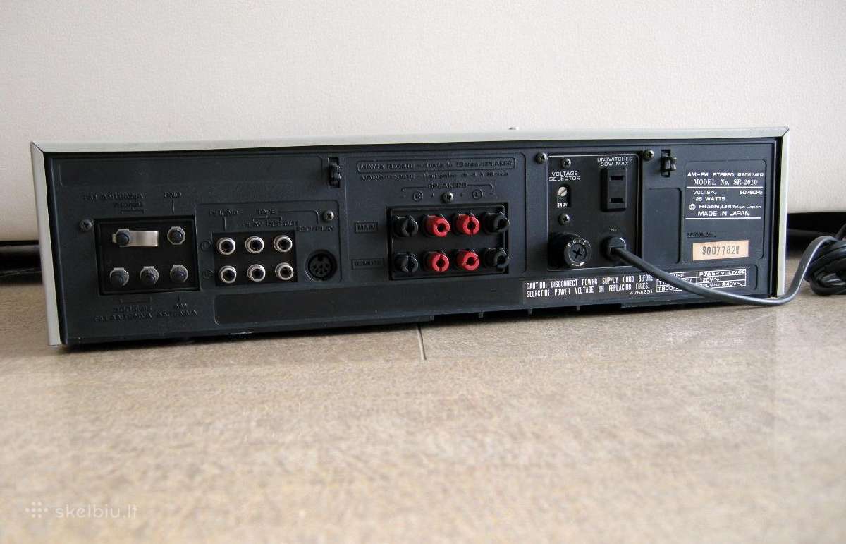 Resyveris Hitachi Sr-2010 - nuotraukos Nr. 5