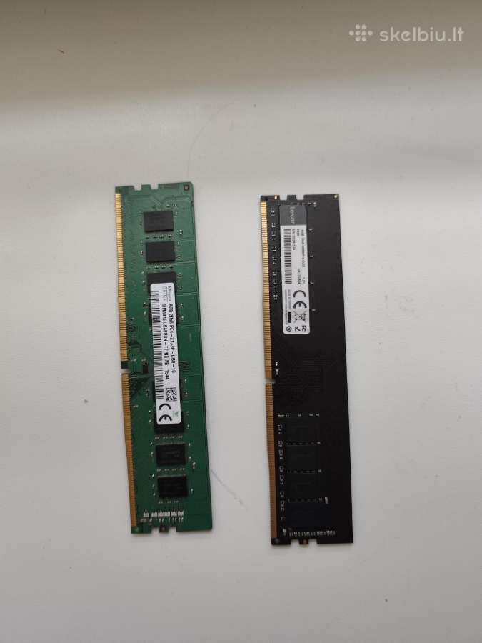 Parduodu 2 Ram16gb 8 Gbddr4