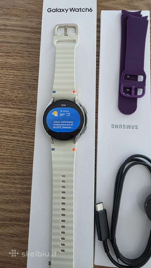 Laikrodis Samsung galaxy watch 6 40mm kaip naujas