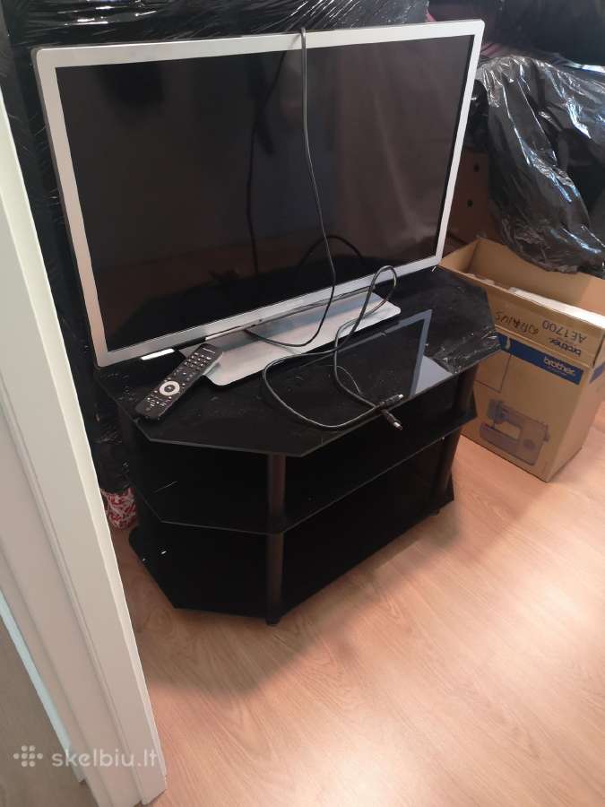 Televizorius Philips ir TV staliukas