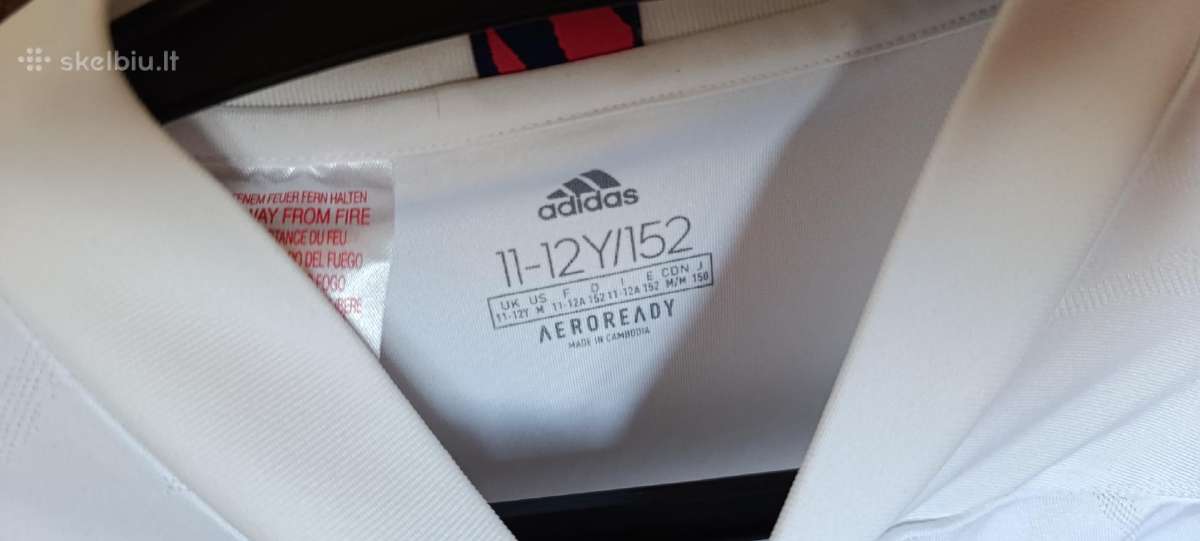 Adidas Real Madrid futbolo marškinėliai 11-12 metų - nuotraukos Nr. 7