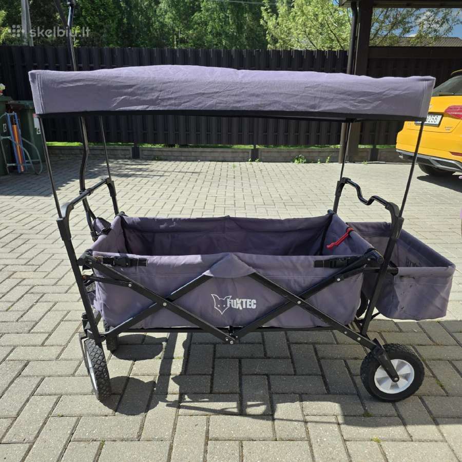 Fuxtec sulankstomas vežimėlis su stogeliu