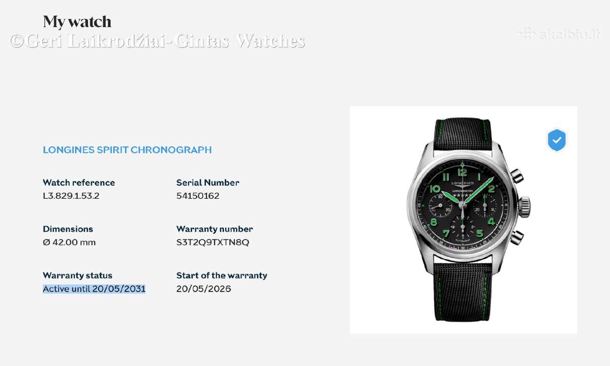 Longines Spirit Chronograph