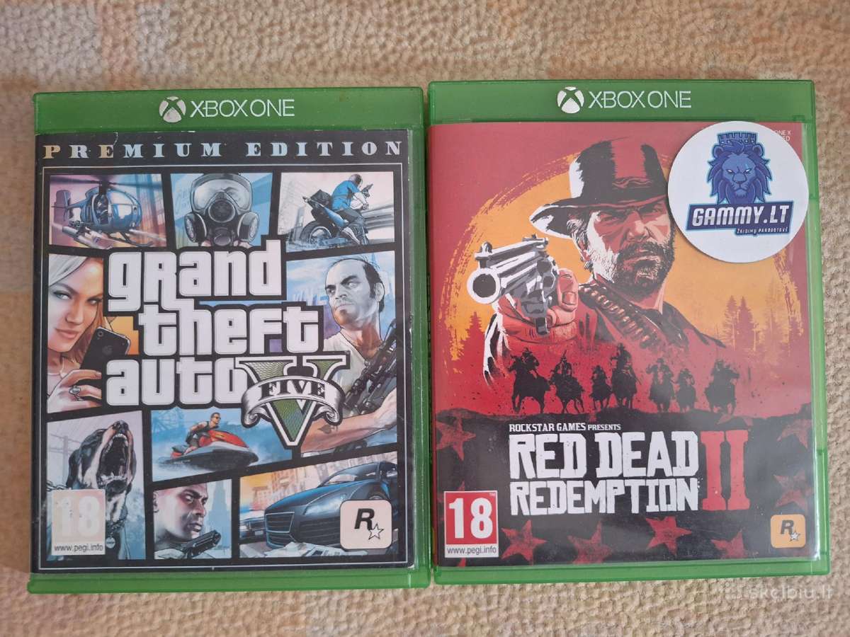 Gta 5 ir red dead redemption 2 xbox one