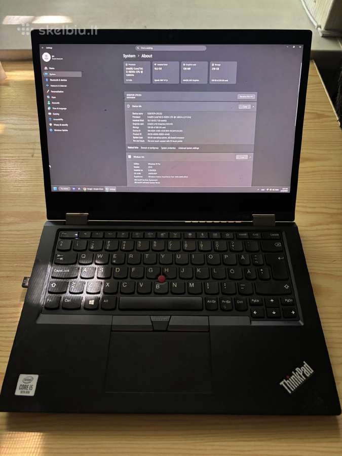 Parduodu Lenovo Thinkpad L13 Yoga i5-10210u 16gb